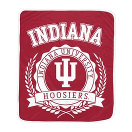 Pegasus - Indiana Hoosiers 50" x 60" University Crest Ultra Soft Blanket - Multicolor