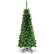 Front. Costway - 4.5ft Pre-Lit Hinged Pencil Christmas Tree 150 White Lights - Green.