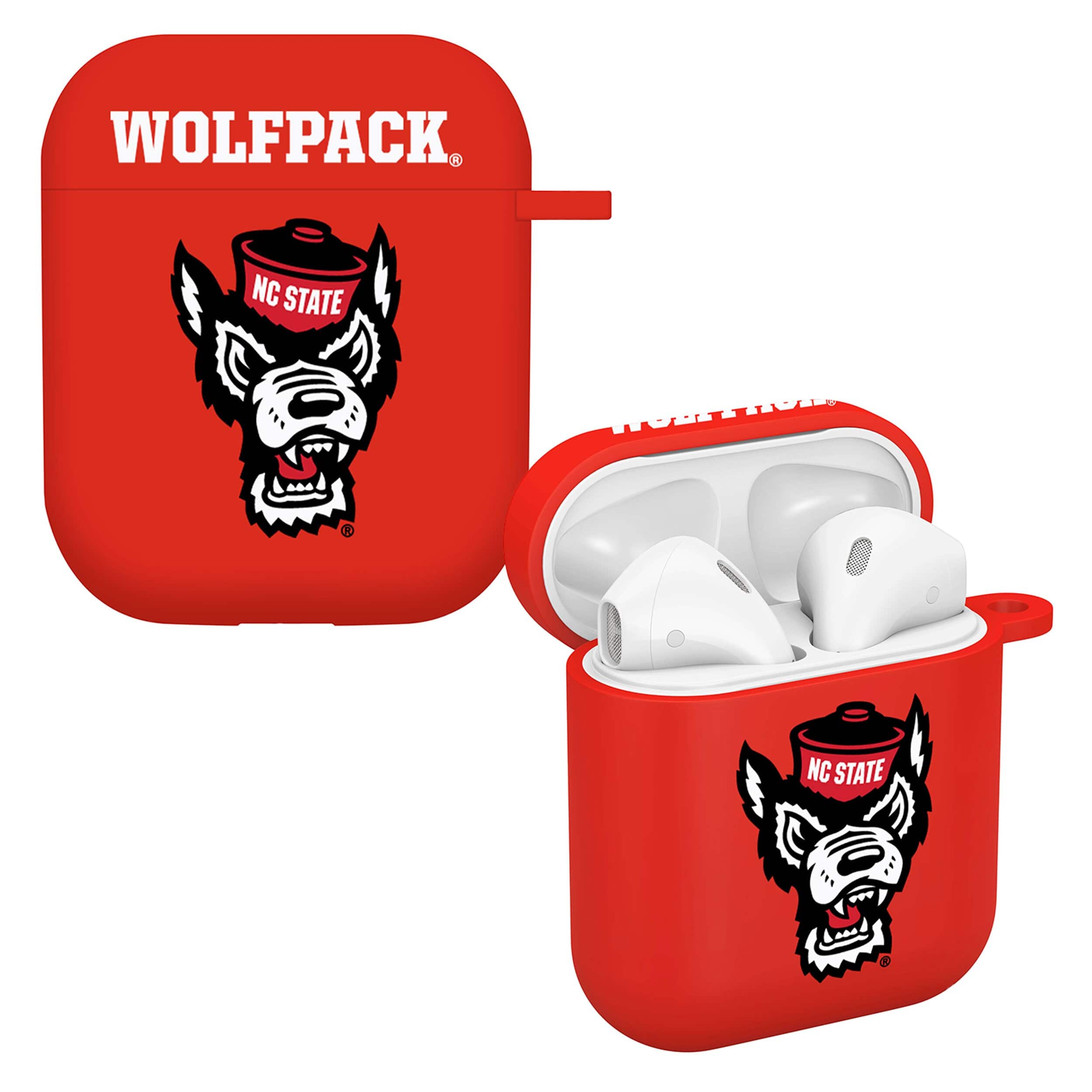 Affinity Bands NC State Wolfpack AirPods Case Cover Red 201617946