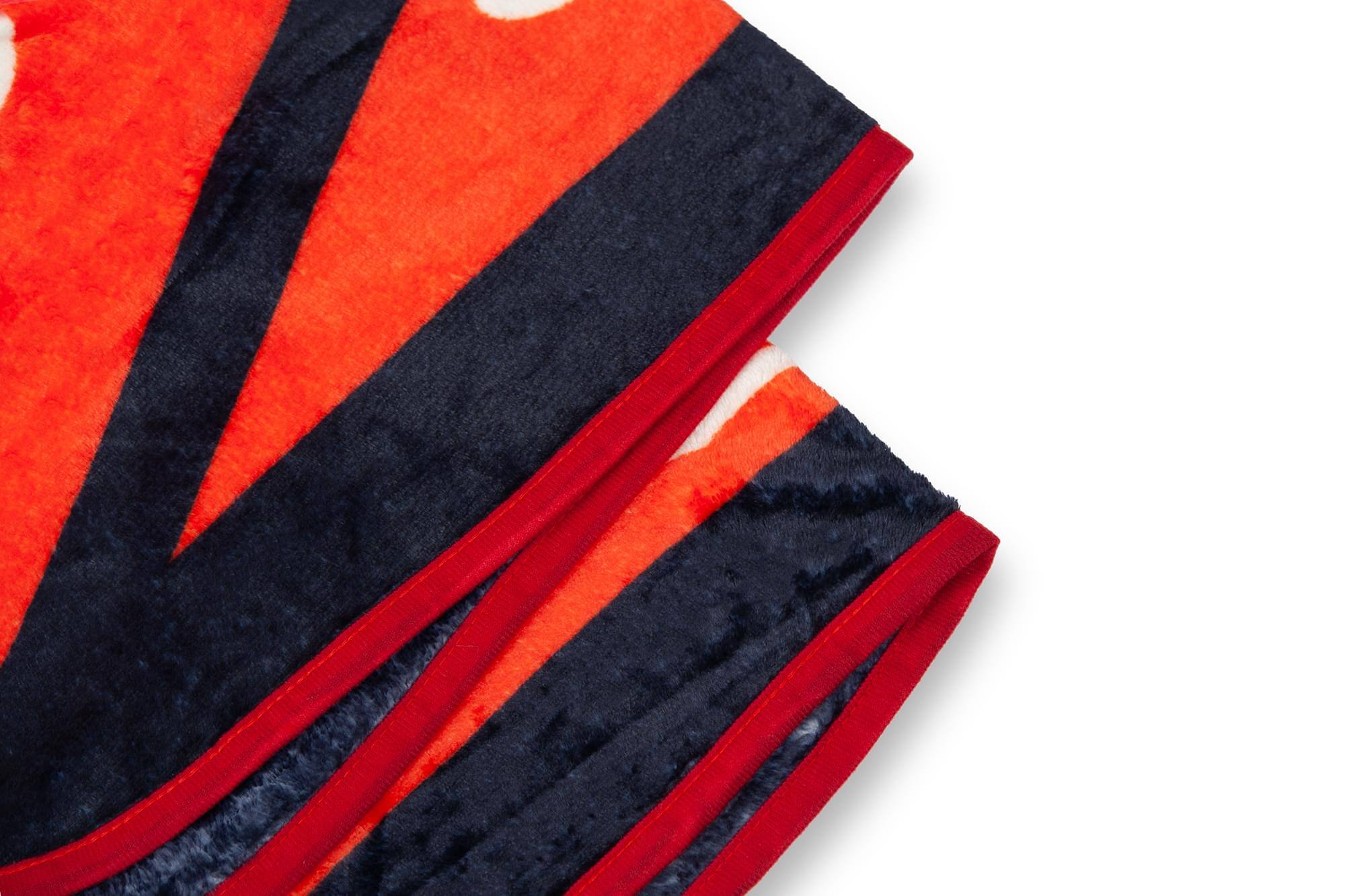 Alt View 2. Just Funky - Dungeons And Dragons D20 Fleece Throw Blanket | 20-Sided Dice | 52 x 48 Inches - Red.