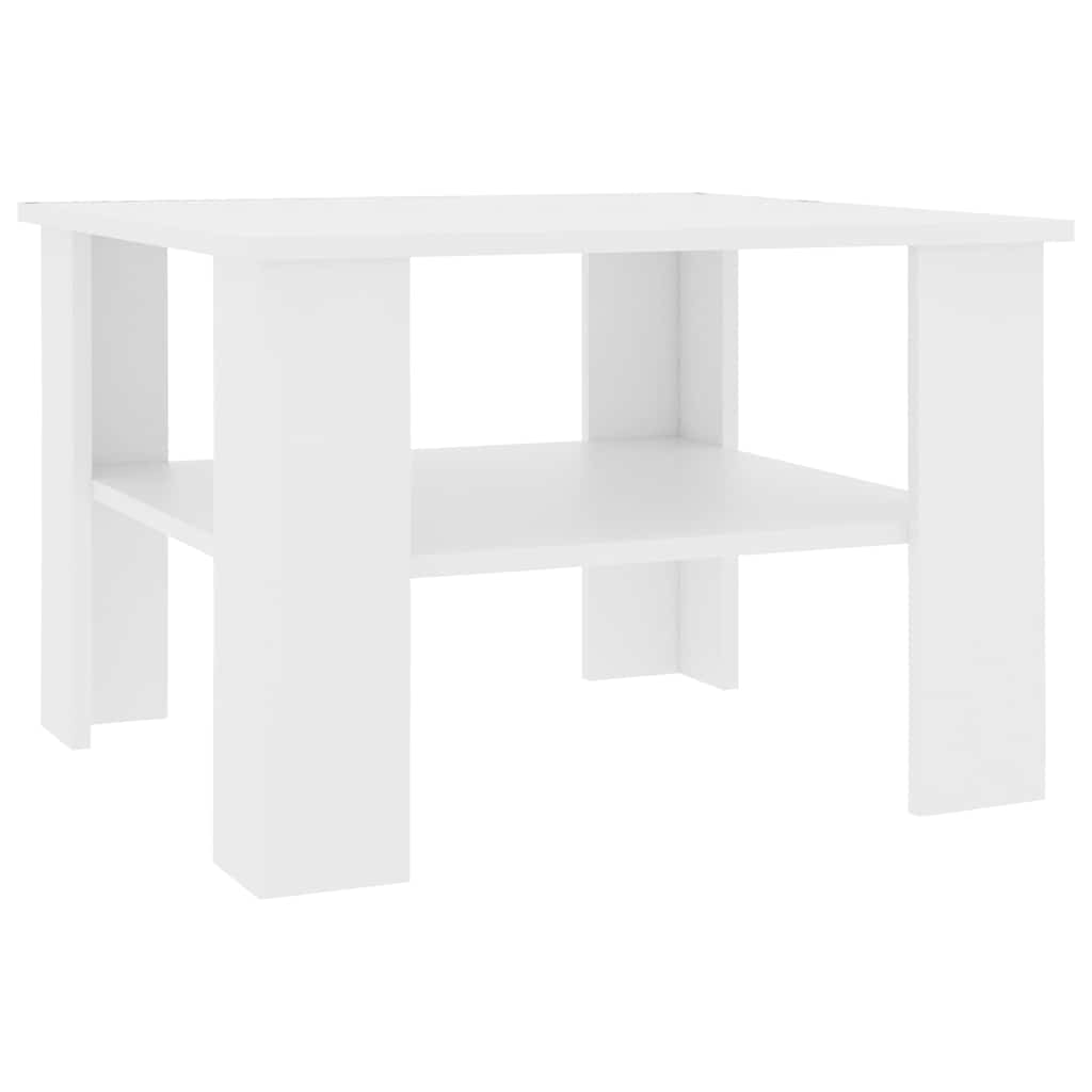 Alt View 1. Boyel Living - Coffee Table Matte White Engineered wood Small Coffee Table Square - White.