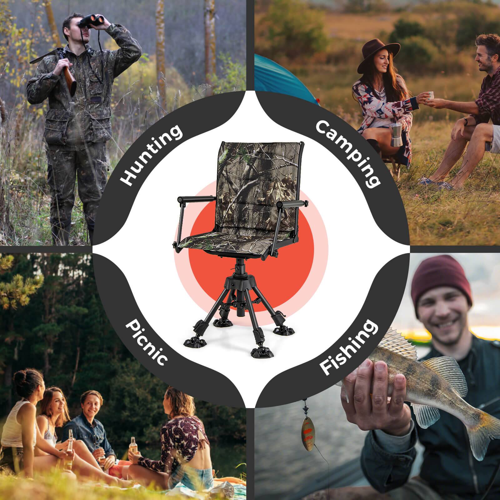 Hunting  
Camping  
Picnic  
Fishing