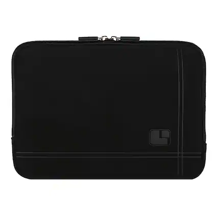 Front. Kitcheniva - Microsuede Sleeve Case Cover Bag For 15" Laptop Black - Black.