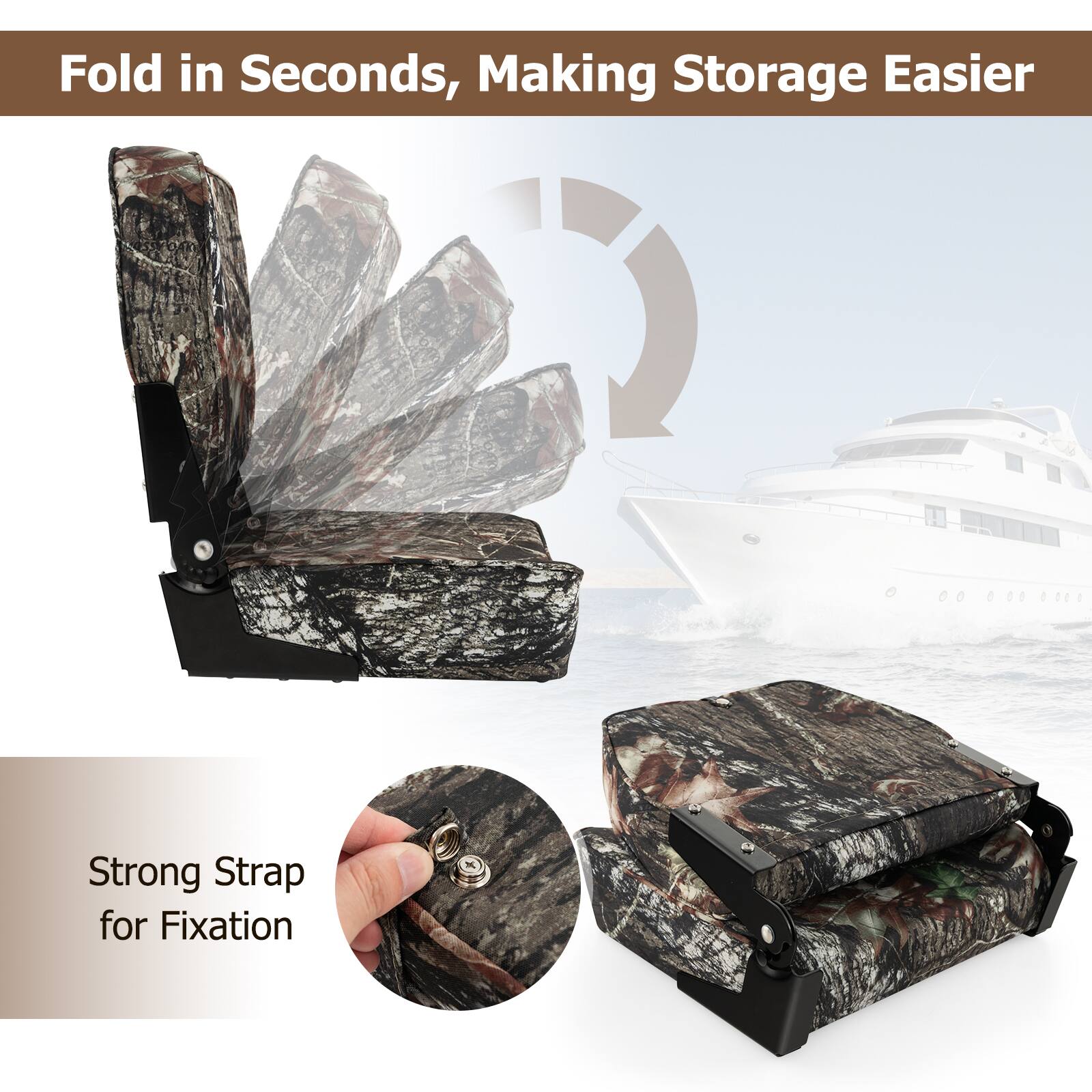 Fold in Seconds, Making Storage Easier

Strong Strap for Fixation