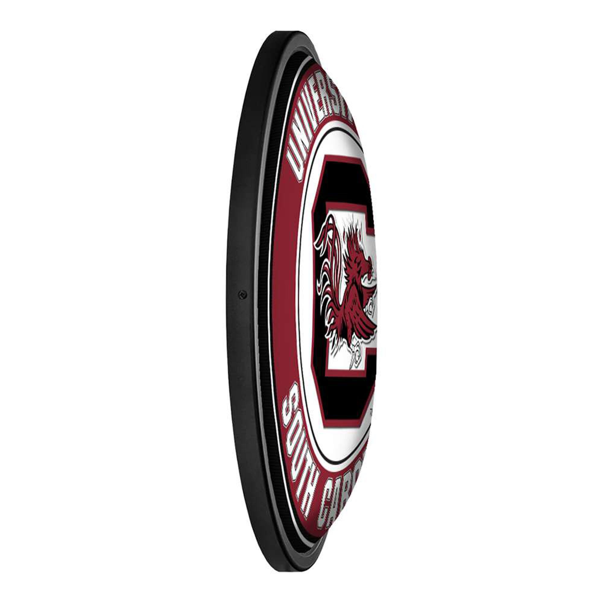 Alt View 3. The Fan-Brand - South Carolina Gamecocks 18'' Round Slimline Illuminated Wall Sign - Multicolor.
