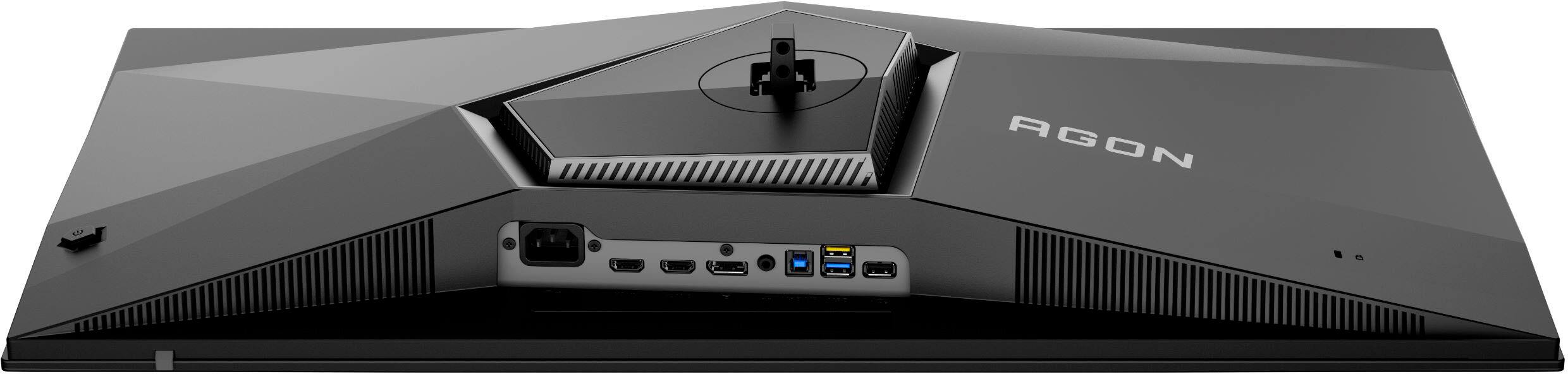 Back. AOC - 31.5" AG326UD QD-OLED, UHD, 165hz Gaming Monitor - Black.