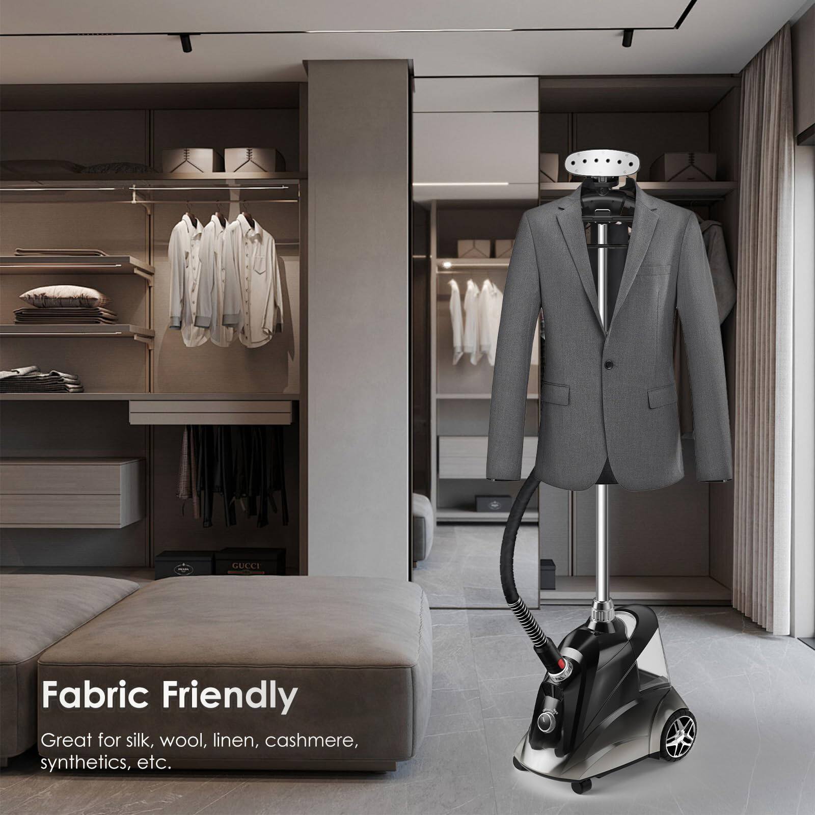 Fabric Friendly  
Great for silk, wool, linen, cashmere, synthetics, etc.