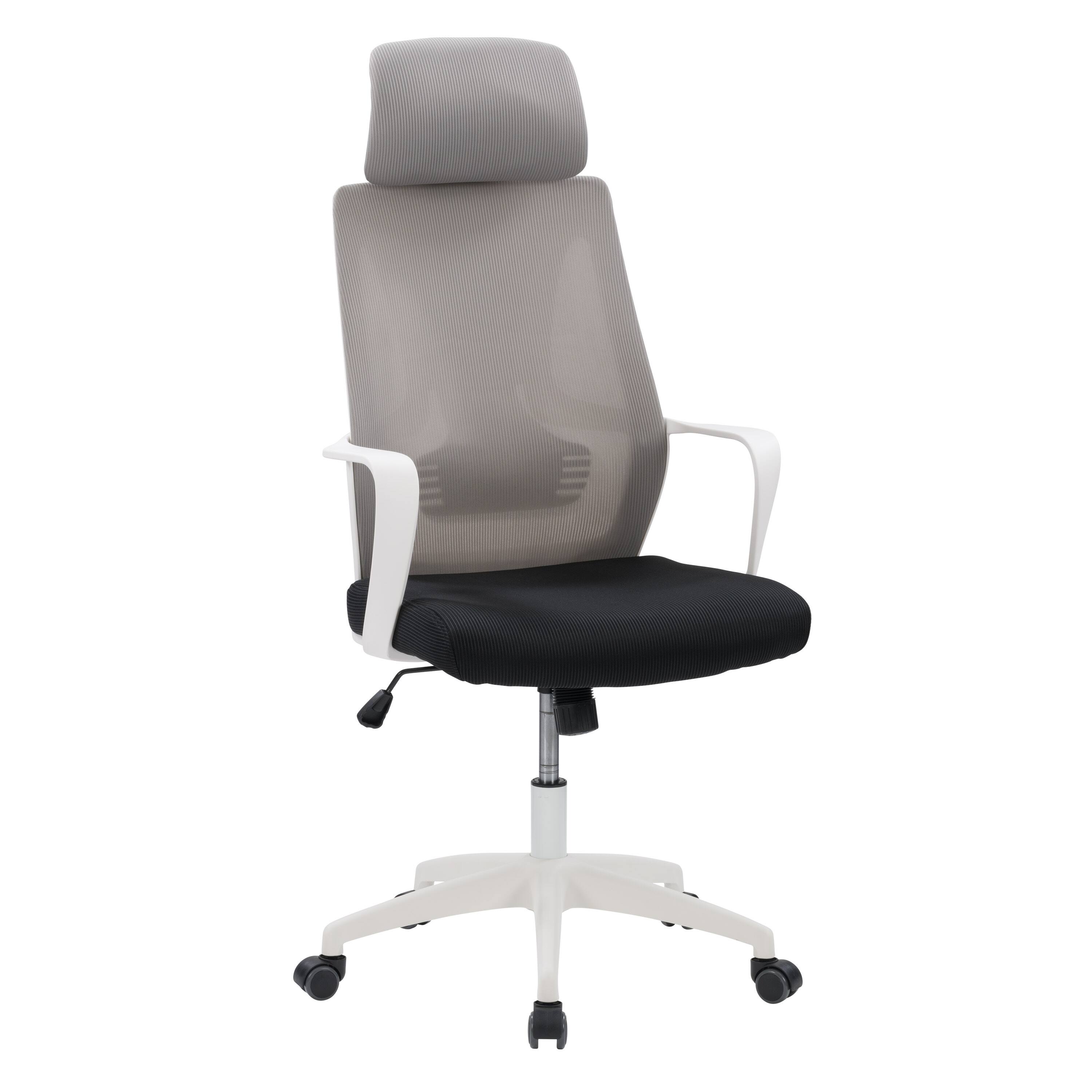 Angle. CorLiving - Workspace Mesh Back Office Chair - Grey and Black.