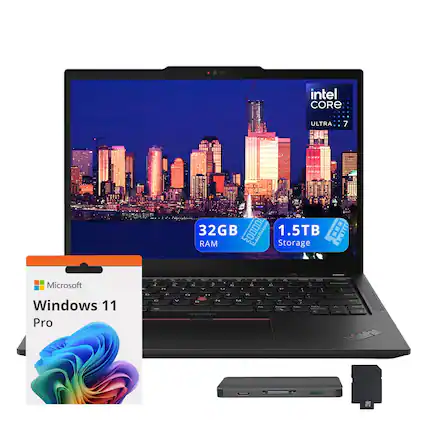 Intel Core Ultra 7
32GB RAM
1.5TB Storage
Microsoft Windows 11 Pro