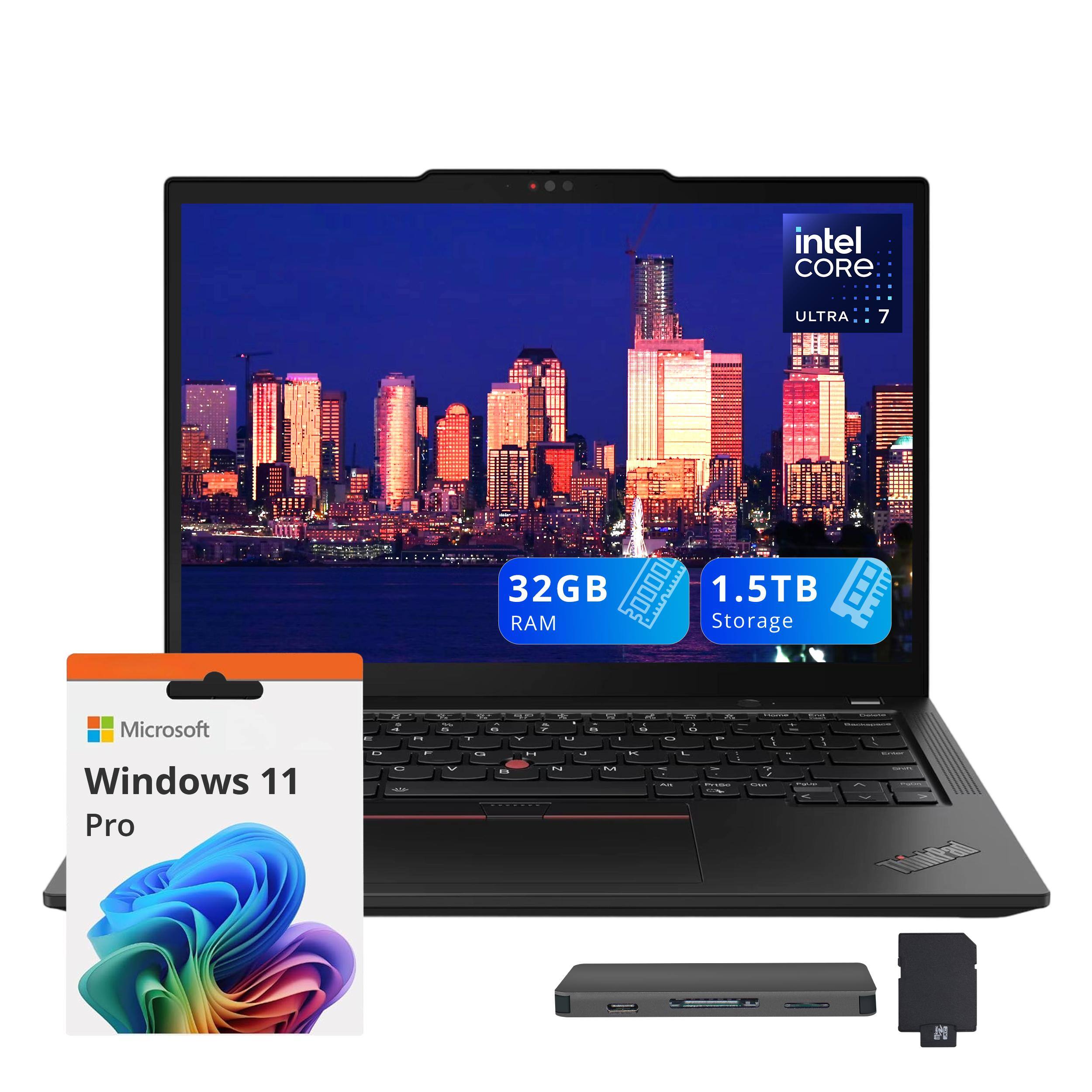Intel Core Ultra 7  
32GB RAM  
1.5TB Storage  
Microsoft Windows 11 Pro