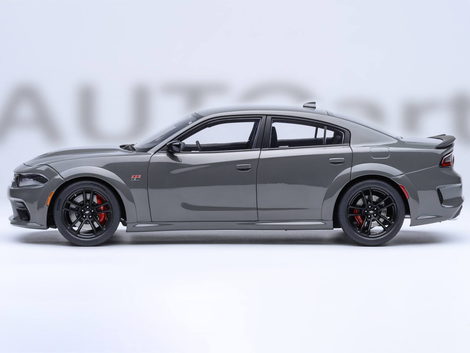 Alt View 7. Autoart - Dodge Charger Scat Pack Widebody Destroyer Gray 1/18 Car Model by Autoart.