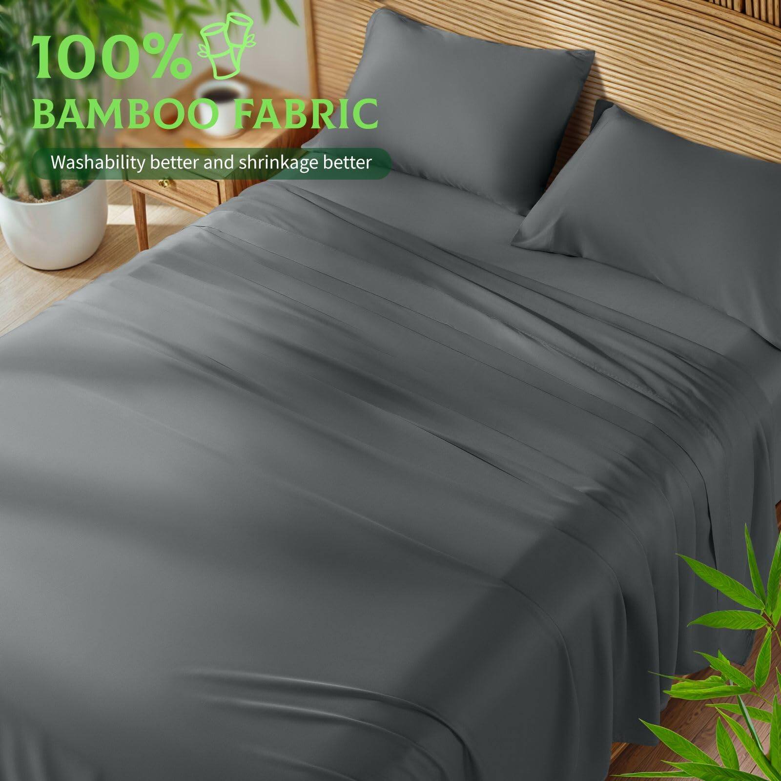 100% BAMBOO FABRIC  
Washability better and shrinkage better