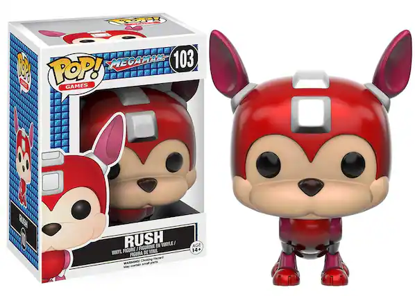 POP! GAMES
MEGAMAN
103
RUSH
VINYL FIGURE / FIGURINE EN VINYLE / FIGURA DE VINIL
AGE 14+
WARNING: Choking Hazard. Small parts. Not for children under 3 years.