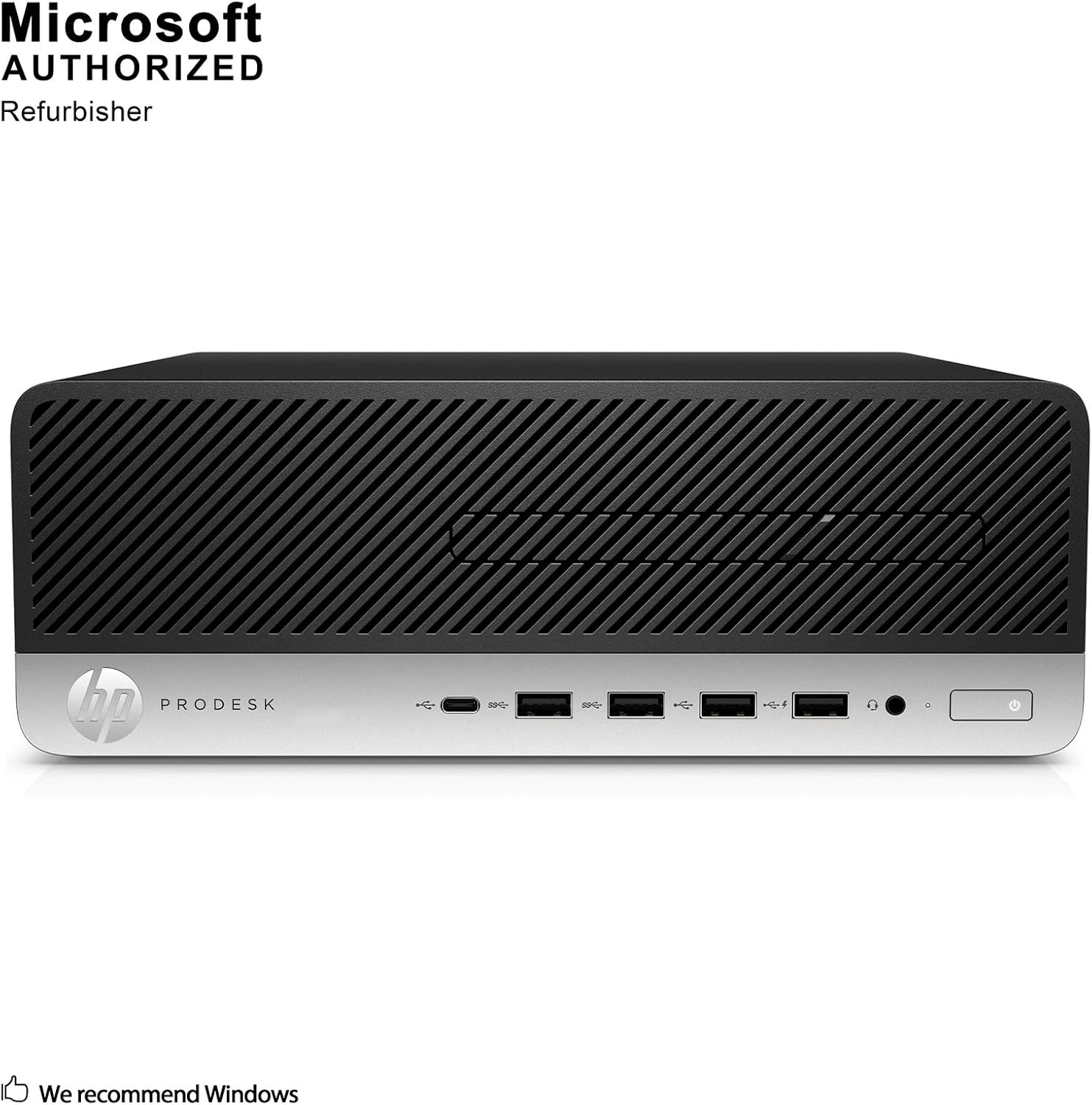 Microsoft AUTHORIZED Refurbisher

hp PRODESK

We recommend Windows