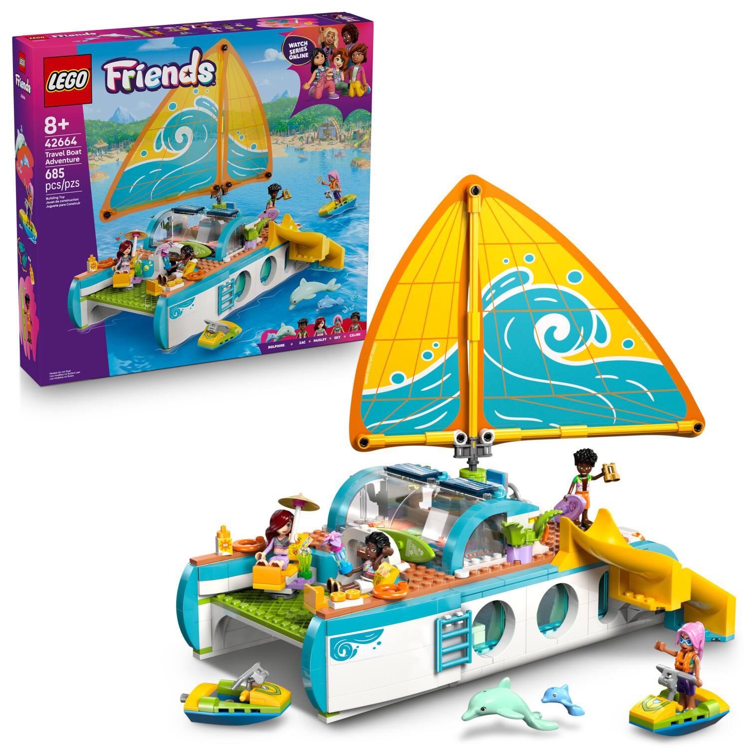 LEGO - Friends Travel Boat Adventure Building Toy 42664