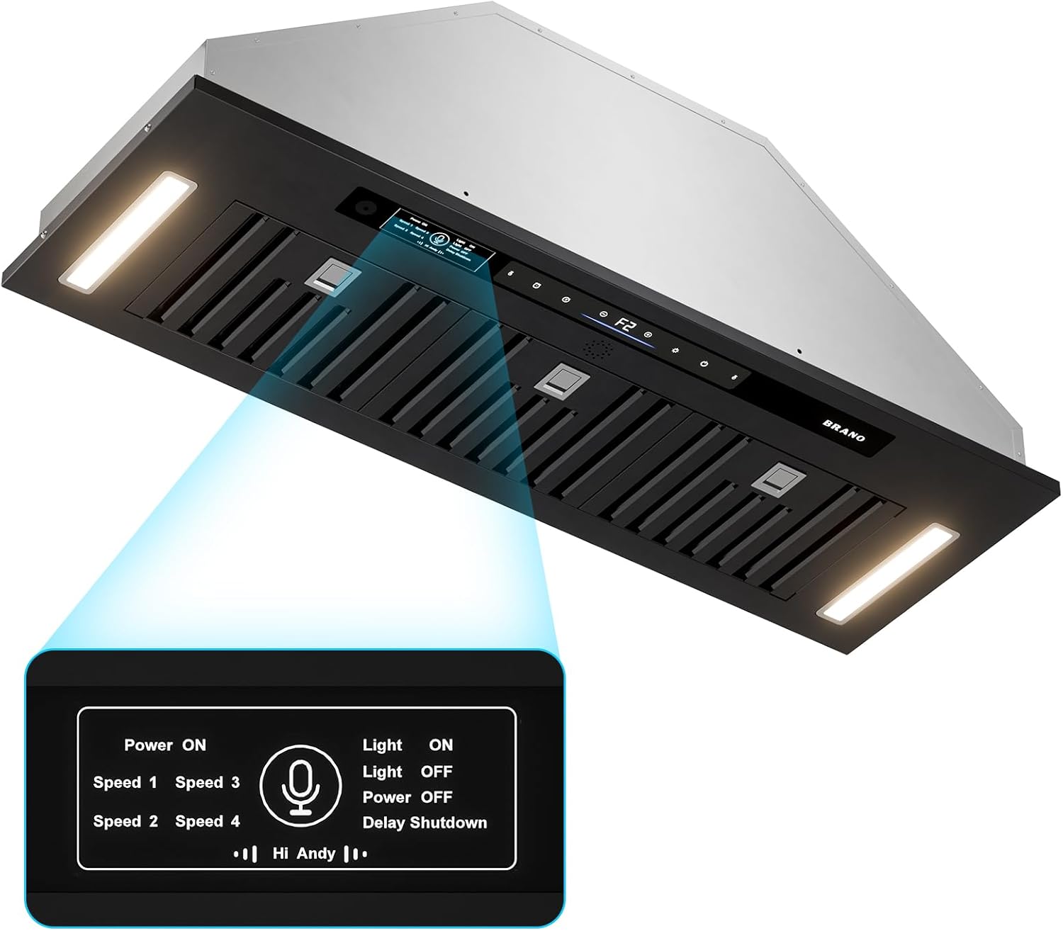 BRANO

Power ON  
Speed 1  
Speed 2  
Speed 3  
Speed 4  
Light ON  
Light OFF  
Power OFF  
Delay Shutdown  

Hi Andy