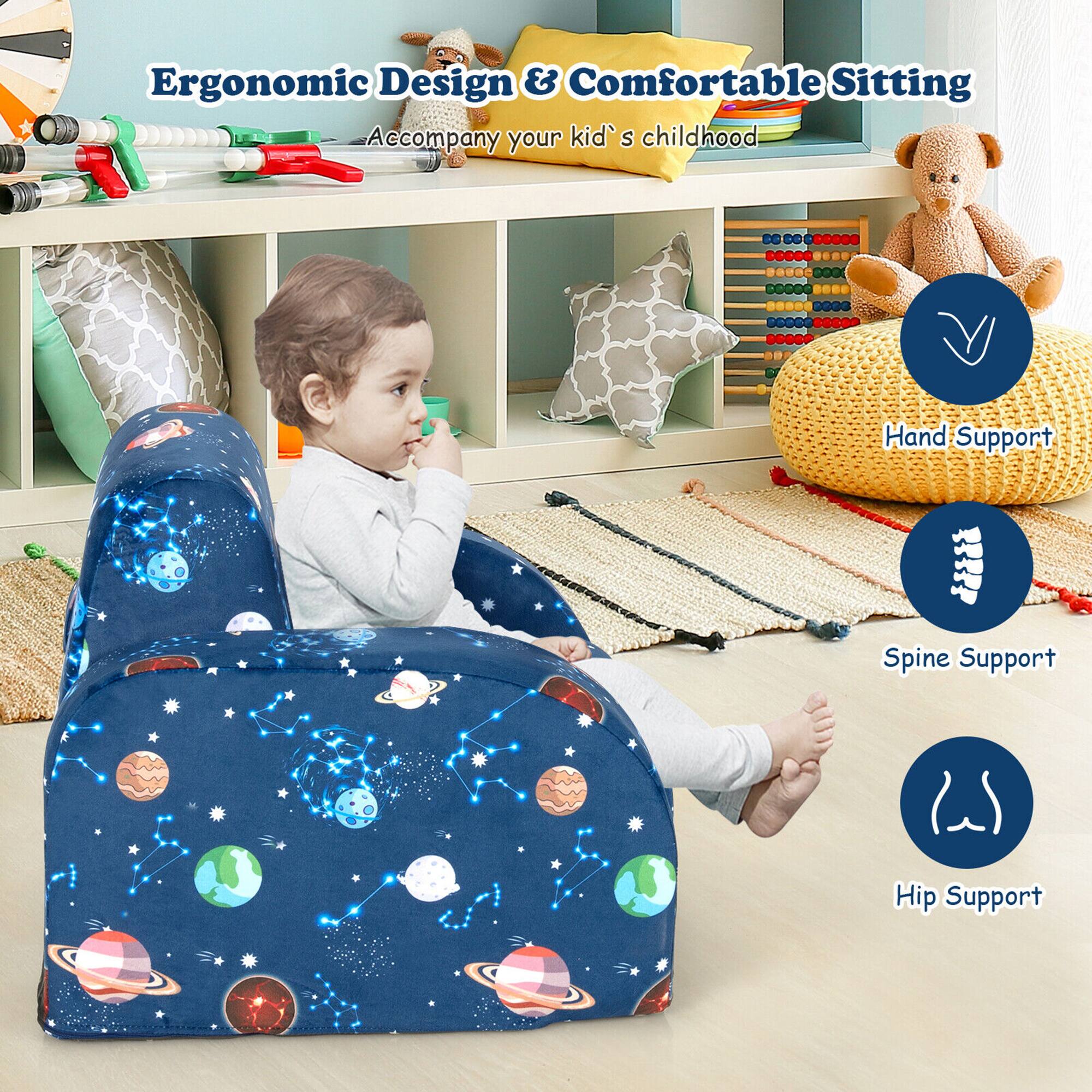 Ergonomic Design & Comfortable Sitting  
Accompany your kid's childhood  

- Hand Support  
- Spine Support  
- Hip Support