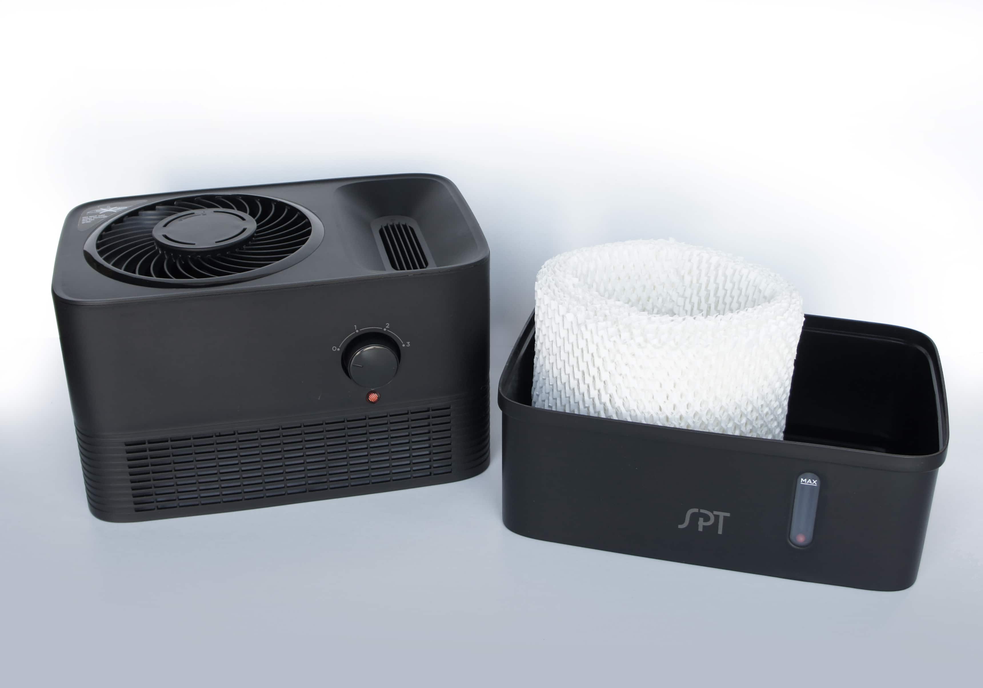 Alt View 12. Sunpentown - 1-Gallon Evaporative Humidifier - Black.