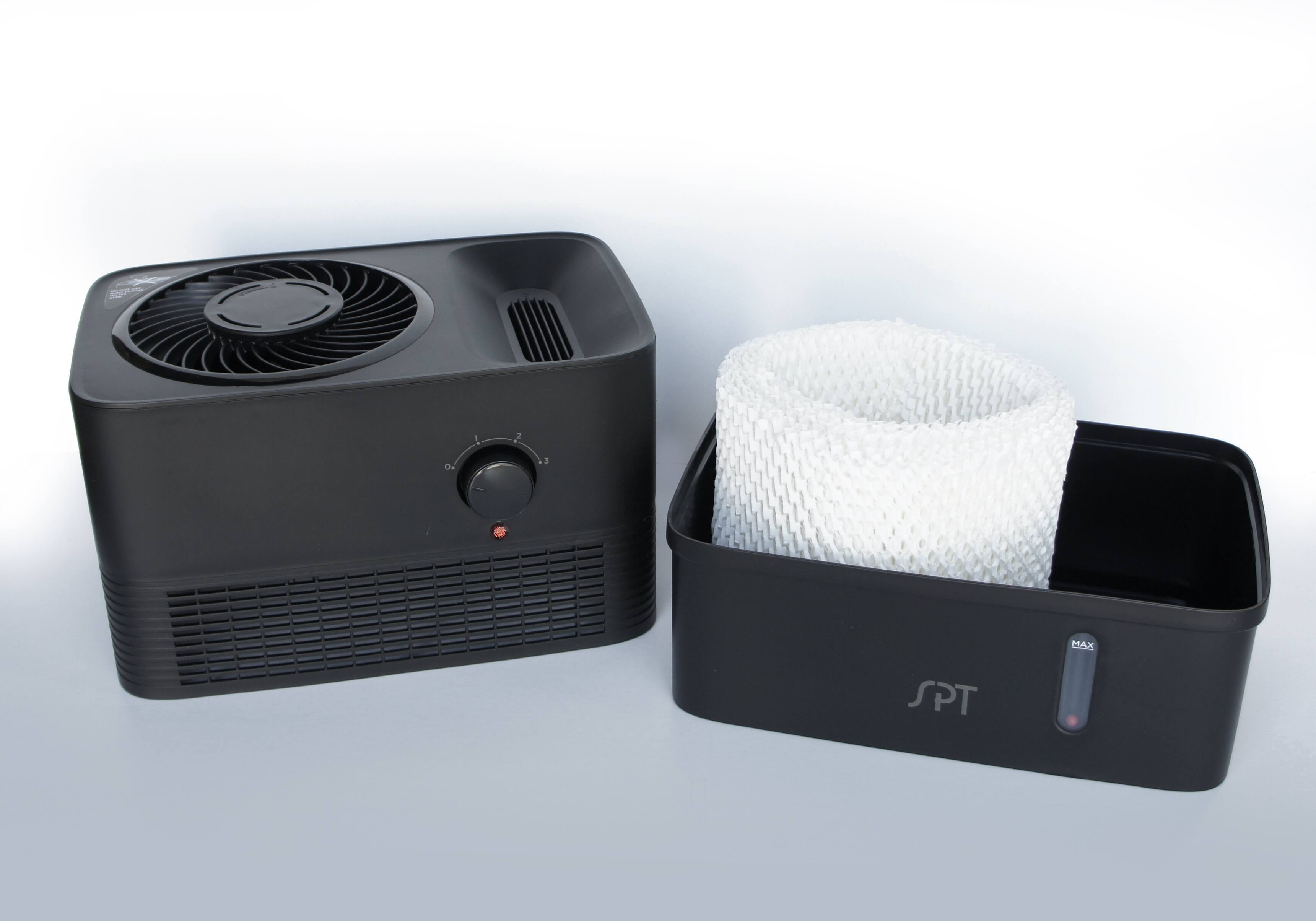 Alt View 12. Sunpentown - 1-Gallon Evaporative Humidifier - Black.