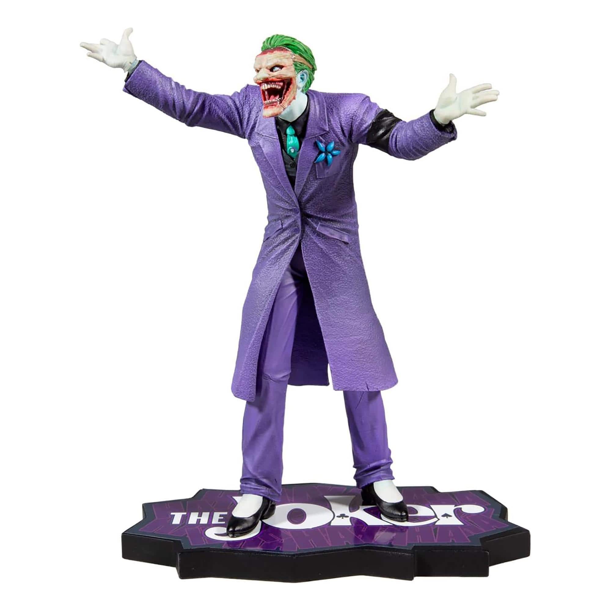 McFarlane Toys - DC Direct 1:10 Joker Craze Statue By Greg Capullo - Purple