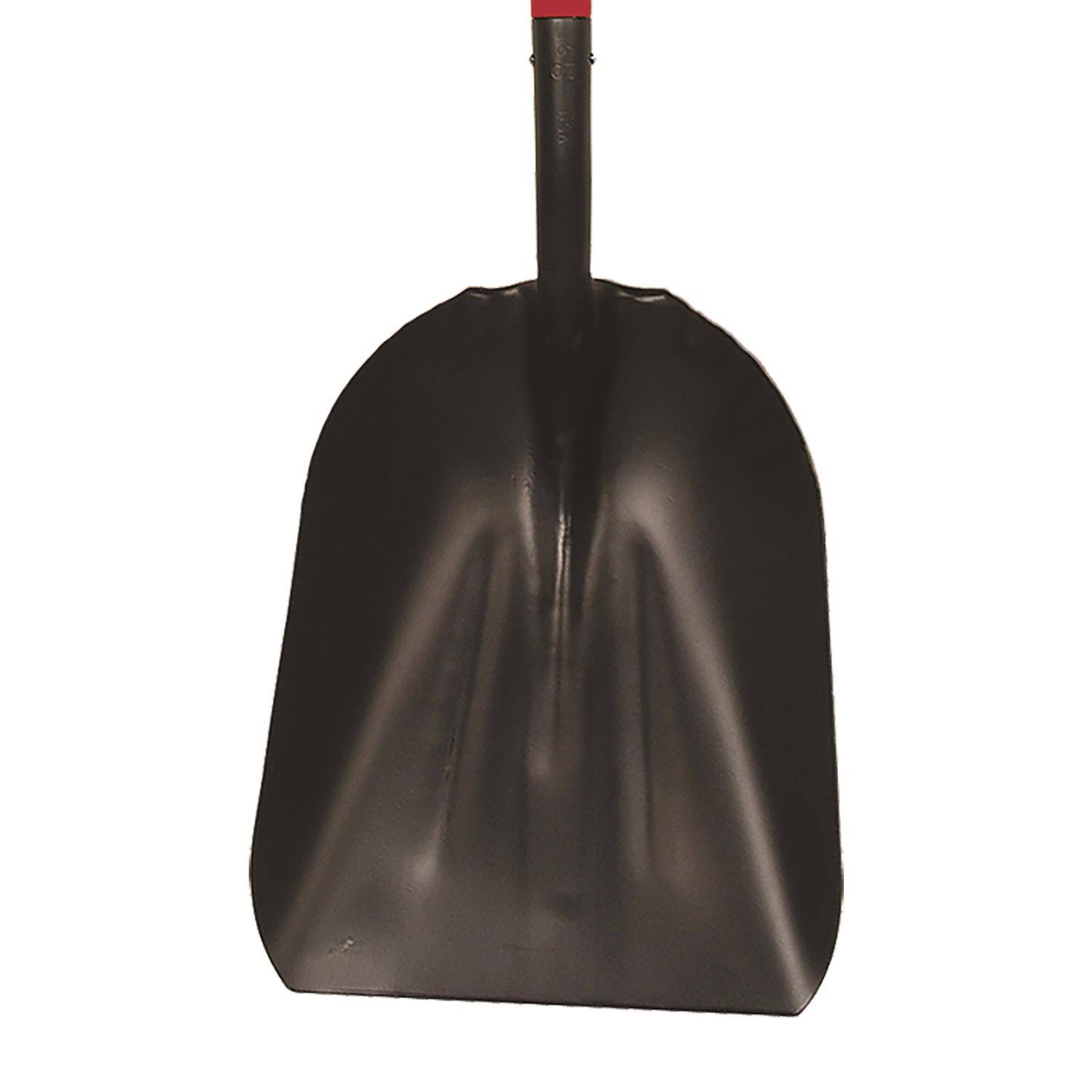 Angle. Razor - Razor-Back 44.5 in. Steel Scoop Western Pattern Shovel Wood Handle.