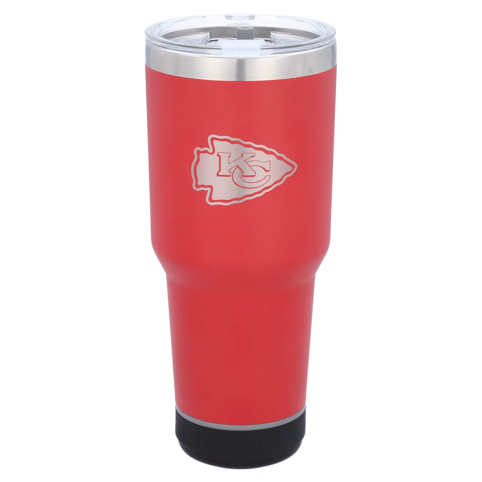 Front. The Memory Company - Kansas City Chiefs 30oz. Stainless Steel LED Bluetooth Tumbler - Multicolor.