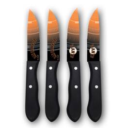 Woodrow - San Francisco Giants 4-Piece Stainless Steel Steak Knife Set - Multicolor