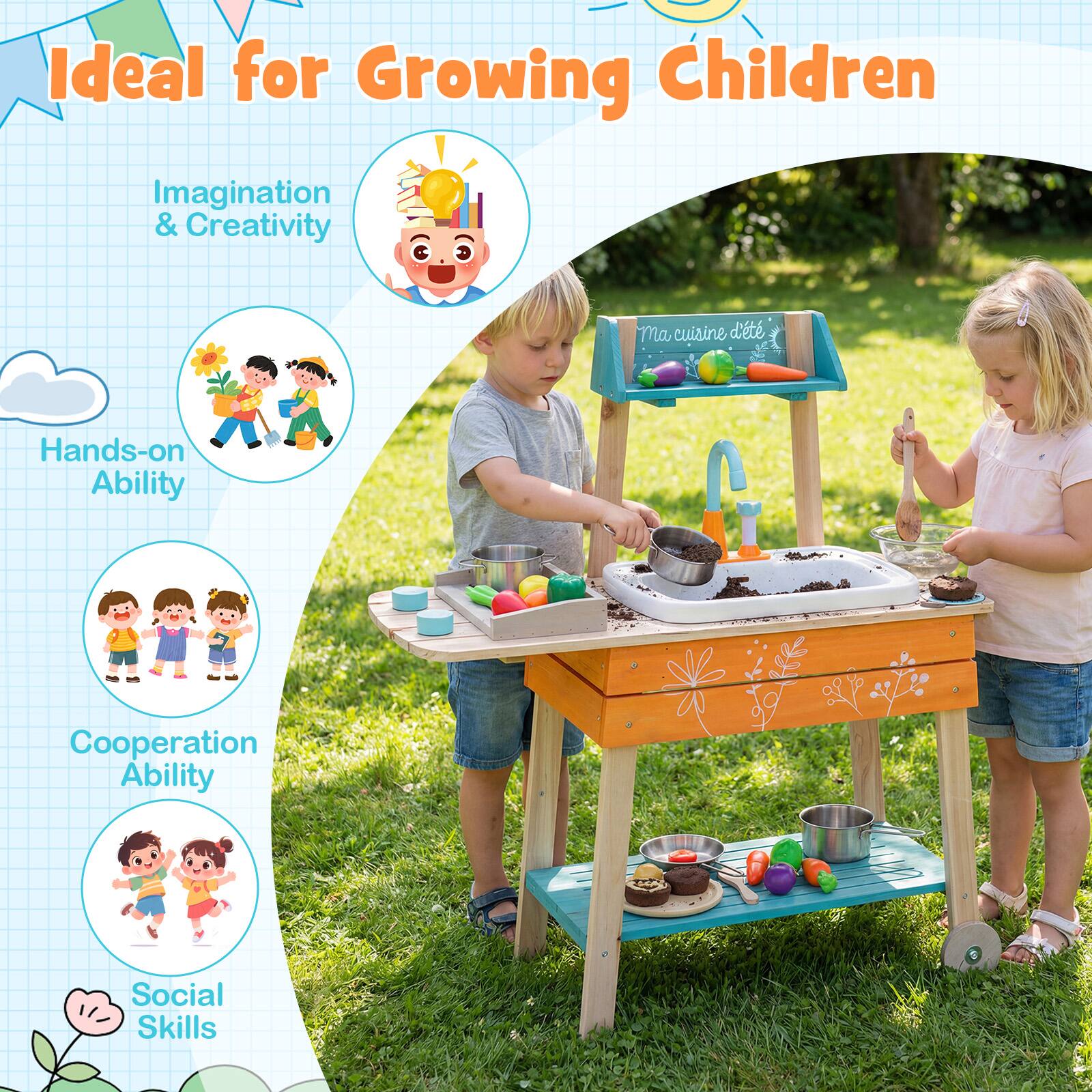 Ideal for Growing Children

- Imagination & Creativity
- Hands-on Ability
- Cooperation Ability
- Social Skills