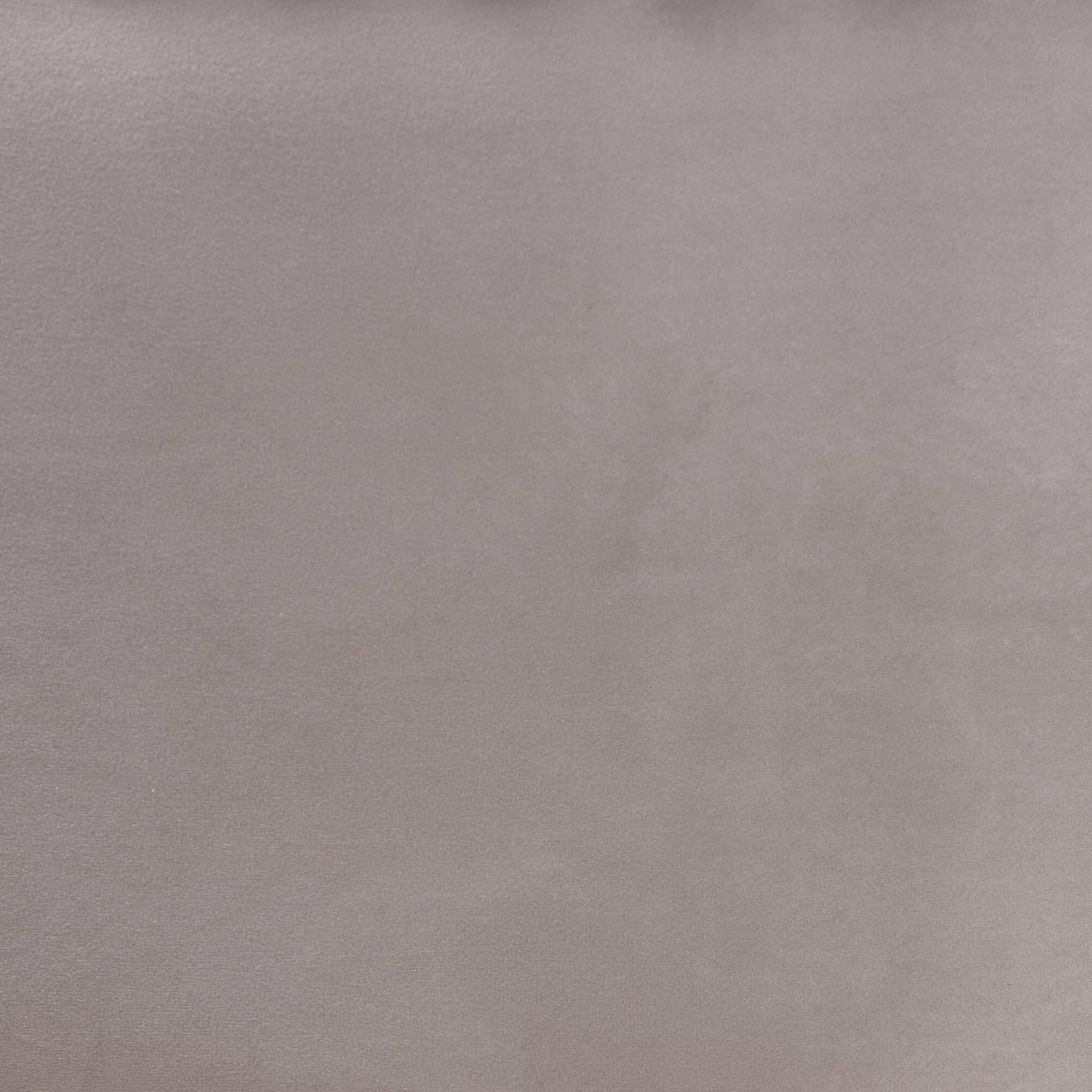 Back. Baxton Studio - Iglehart Modern and Contemporary Velvet Fabric Upholstered Tufted Cocktail Ottoman - Slate Gray.