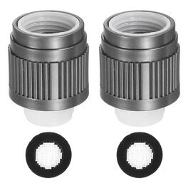 G1/2" Water Flow Control Valve, 2pcs Shower Head Shut Off Valve w/ Sealing Mesh Gasket for Shower Arm Handheld