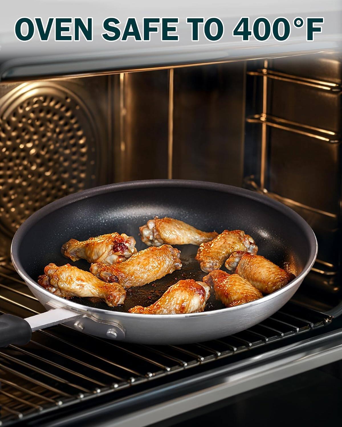 OVEN SAFE TO 400°F