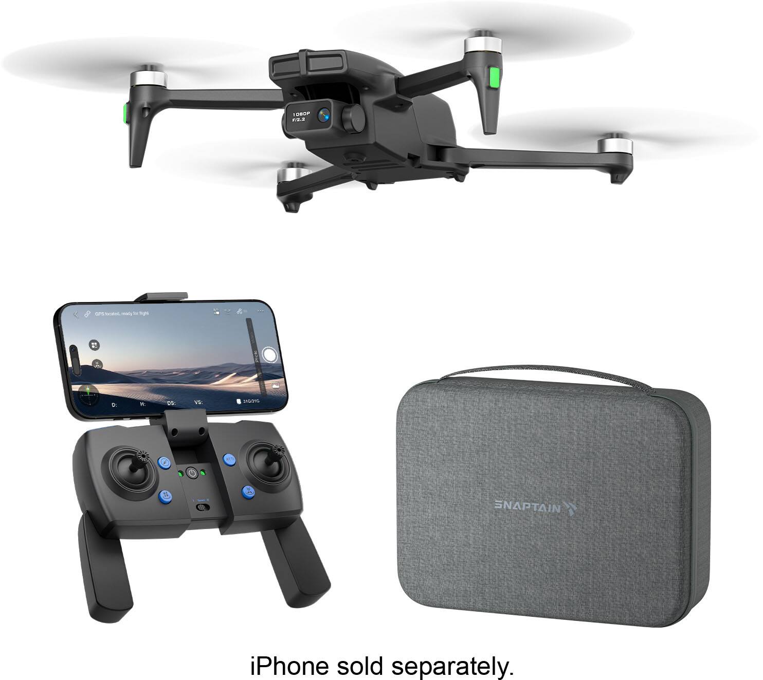 eDP 0 oP SL - - SgN DS VS sm 5 SNAPTAIN iPhone sold separately.