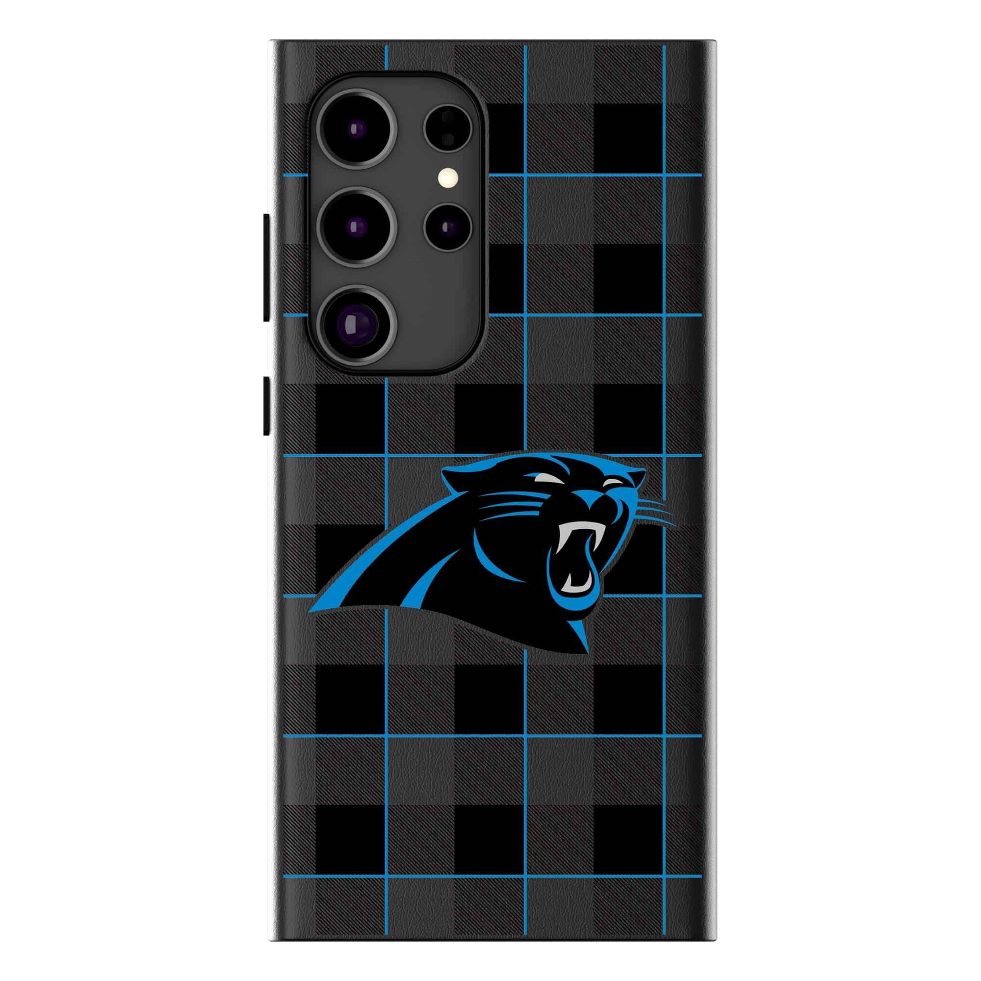 Keyscaper - NFL - Carolina Panthers Plaid Galaxy Magnetic Bump Case - S25 Ultra - Black price history on PriceWatchPro