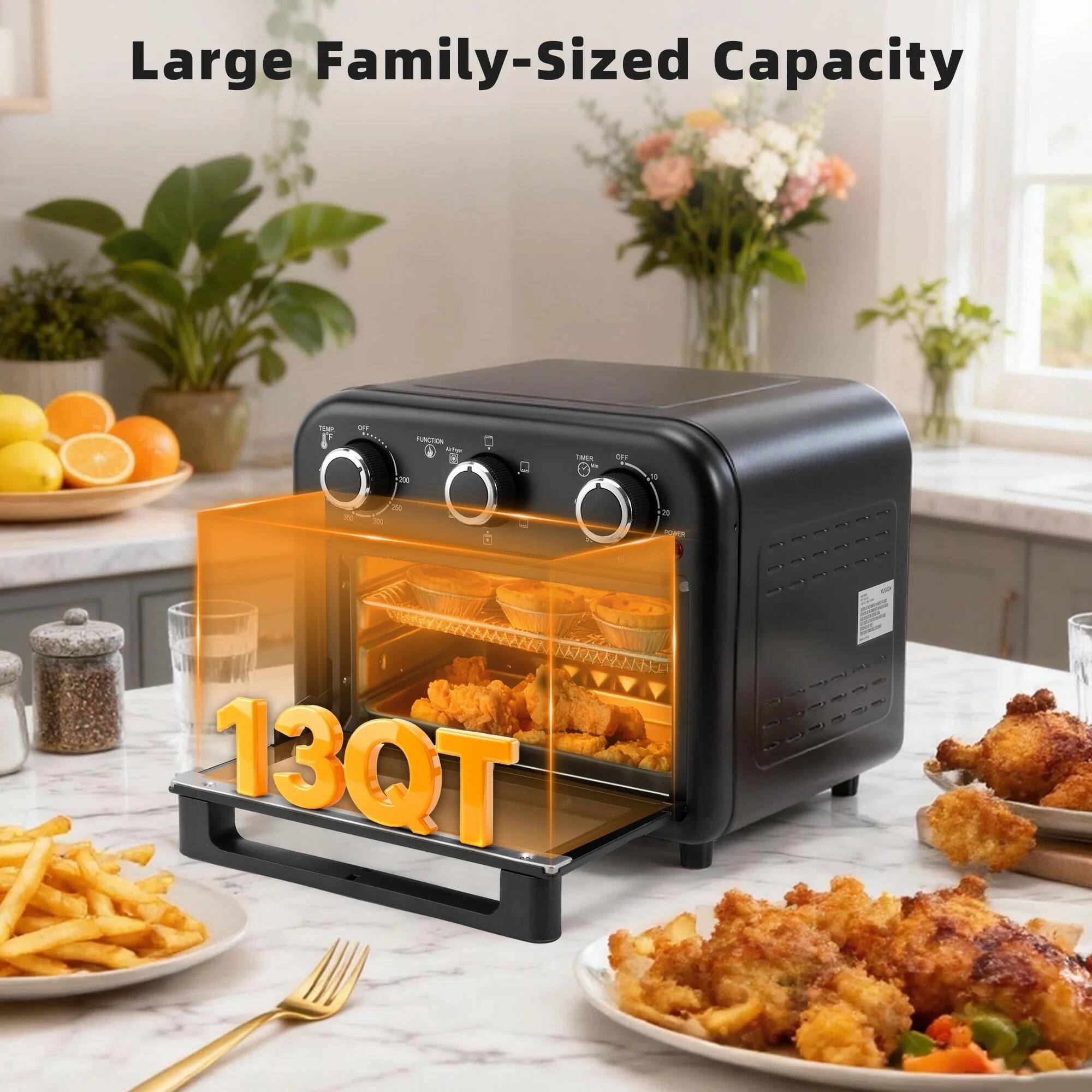 Large Family-Sized Capacity  
13QT
