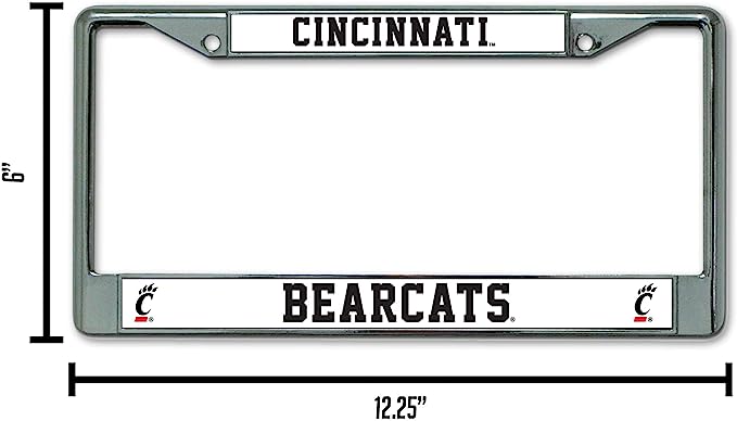 CINCINNATI  
BEARCATS  

6"  
12.25"