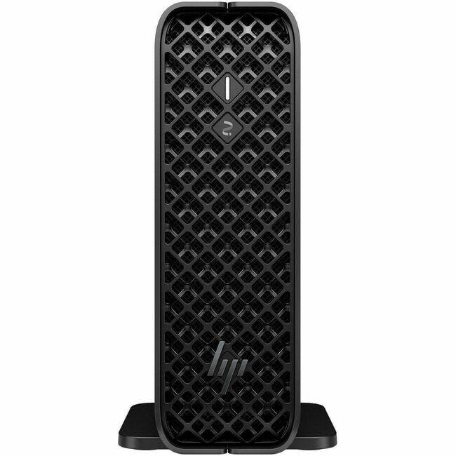 Front. HP - HP Z2 Mini G1i Workstation - Intel Core Ultra 7 265K - 32 GB - 1 TB SSD - Mini PC - Black - Intel W880 Chip - Windows 11 - Black.