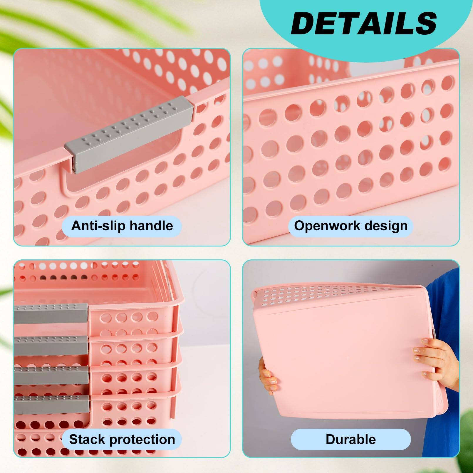 - Anti-slip handle
- Openwork design
- Stack protection
- Durable