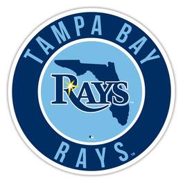 Fan Creations - Tampa Bay Rays 15" State Circle Sign - Multicolor