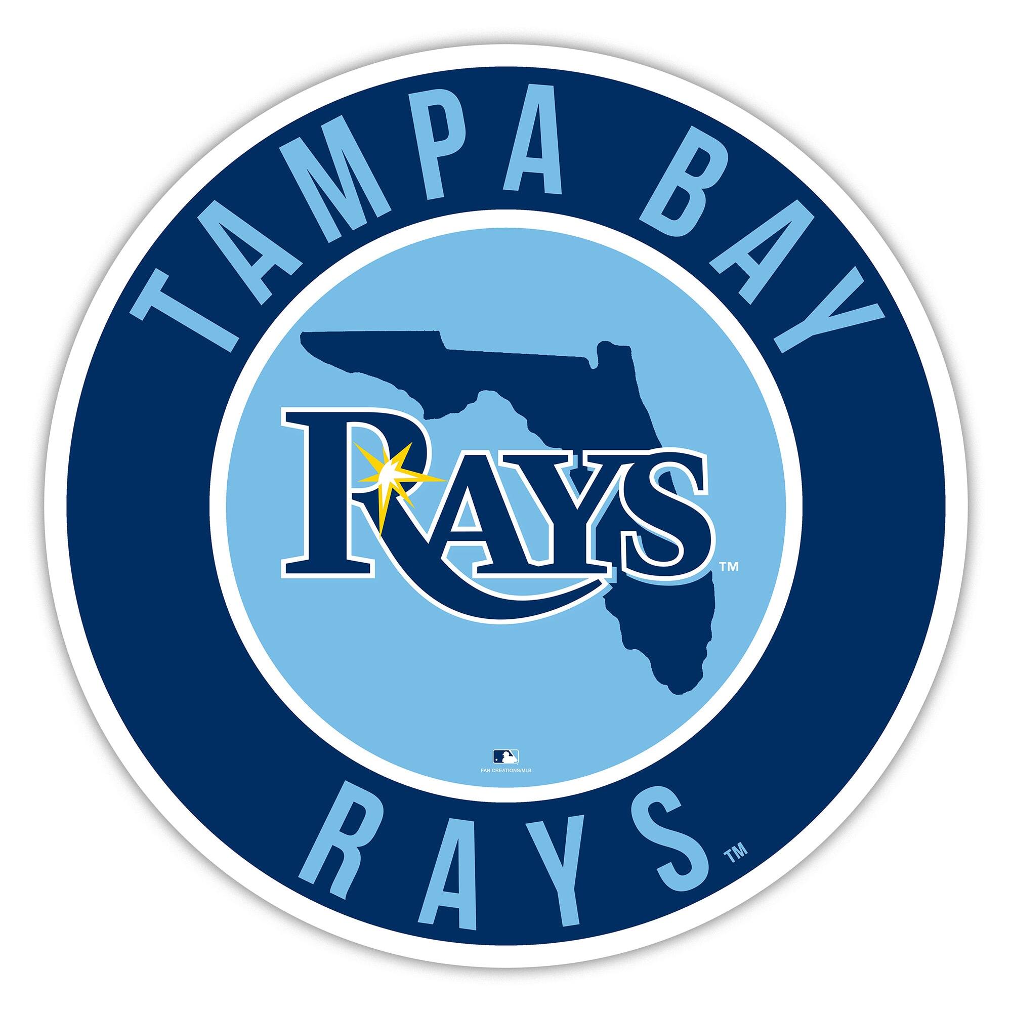 Tampa Bay Rays 15" State Circle Sign