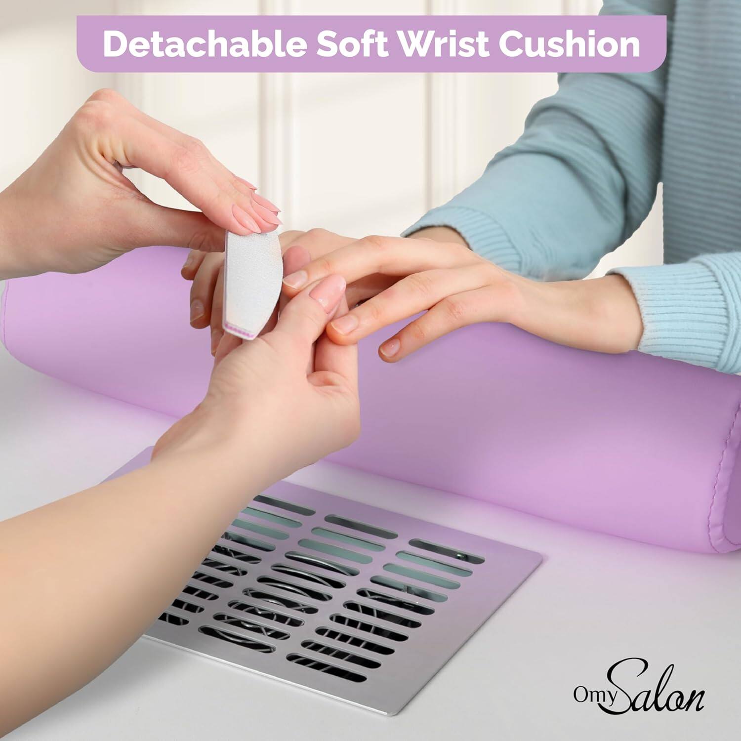 Detachable Soft Wrist Cushion  
Omy Salon