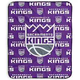 Pegasus - Sacramento Kings 50" x 60" Repeat Wordmark Fleece Blanket - Multicolor