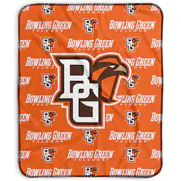 Pegasus - Bowling Green St. Falcons 50" x 60" Repeat Wordmark Fleece Blanket - Multicolor