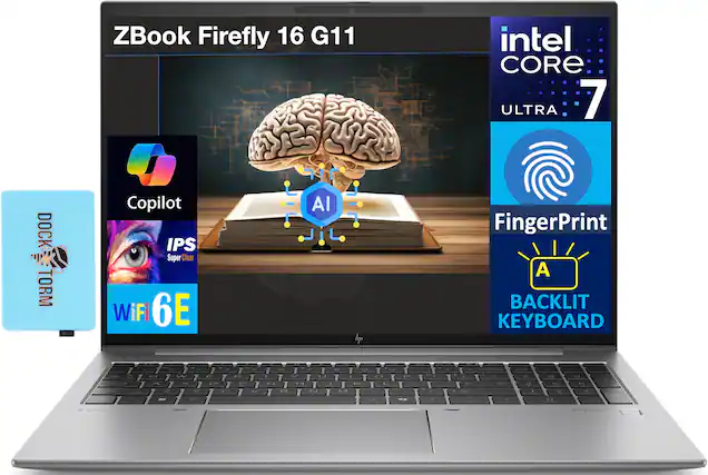 ZBook Firefly 16 G11
Intel Core Ultra 7
Dock: TORM
Copilot
AI
FingerPrint
IPS Super Clear
WiFi 6E
Backlit Keyboard