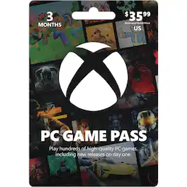 Microsoft - Xbox Game Pass PC - 3 Month Subscription