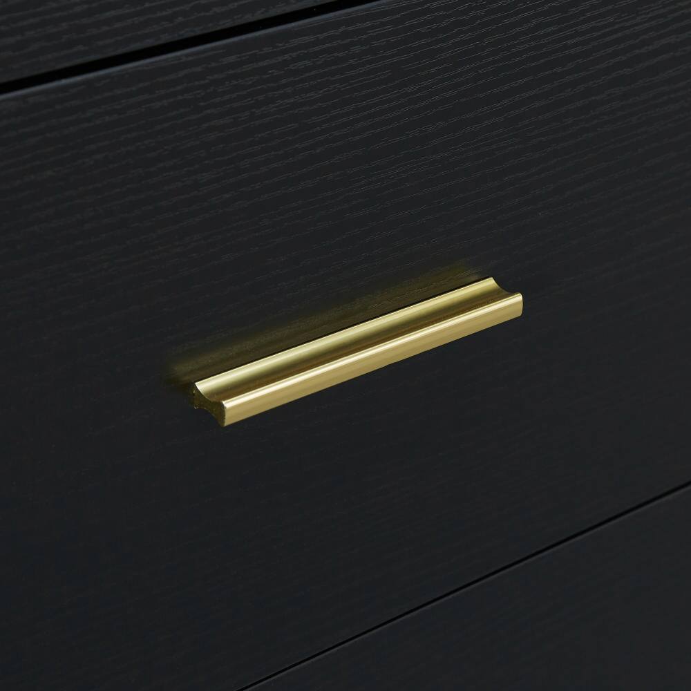 Alt View 3. GOODSILO - 9-Drawer Dresser for Bedroom - Ample Storage Wide Chest, Sturdy & Safe - Black.