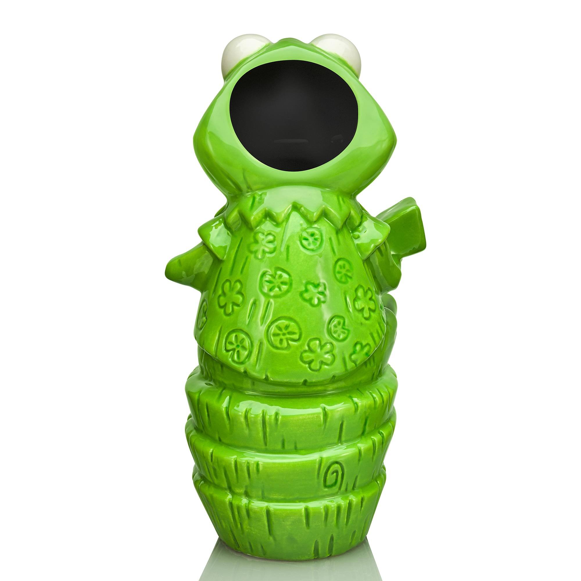 Alt View 10. ThinkGeek - Geeki Tikis The Muppets Kermit the Frog Ceramic Mug | Holds 16 Ounces - Green.