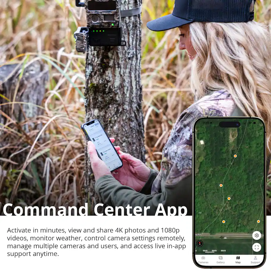 Camera Focus Map Yellowstone Y2 4G LTE Wide Lens Cellular Trail Camera with Phone App ...