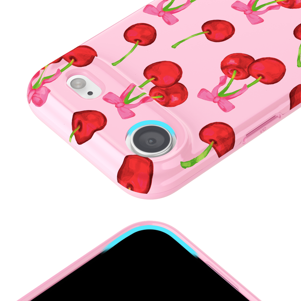 Alt View 5. VELVET CAVIAR - Velvet Caviar iPhone Air MagSafe Phone Case - Sweet Cherry - Cherry.
