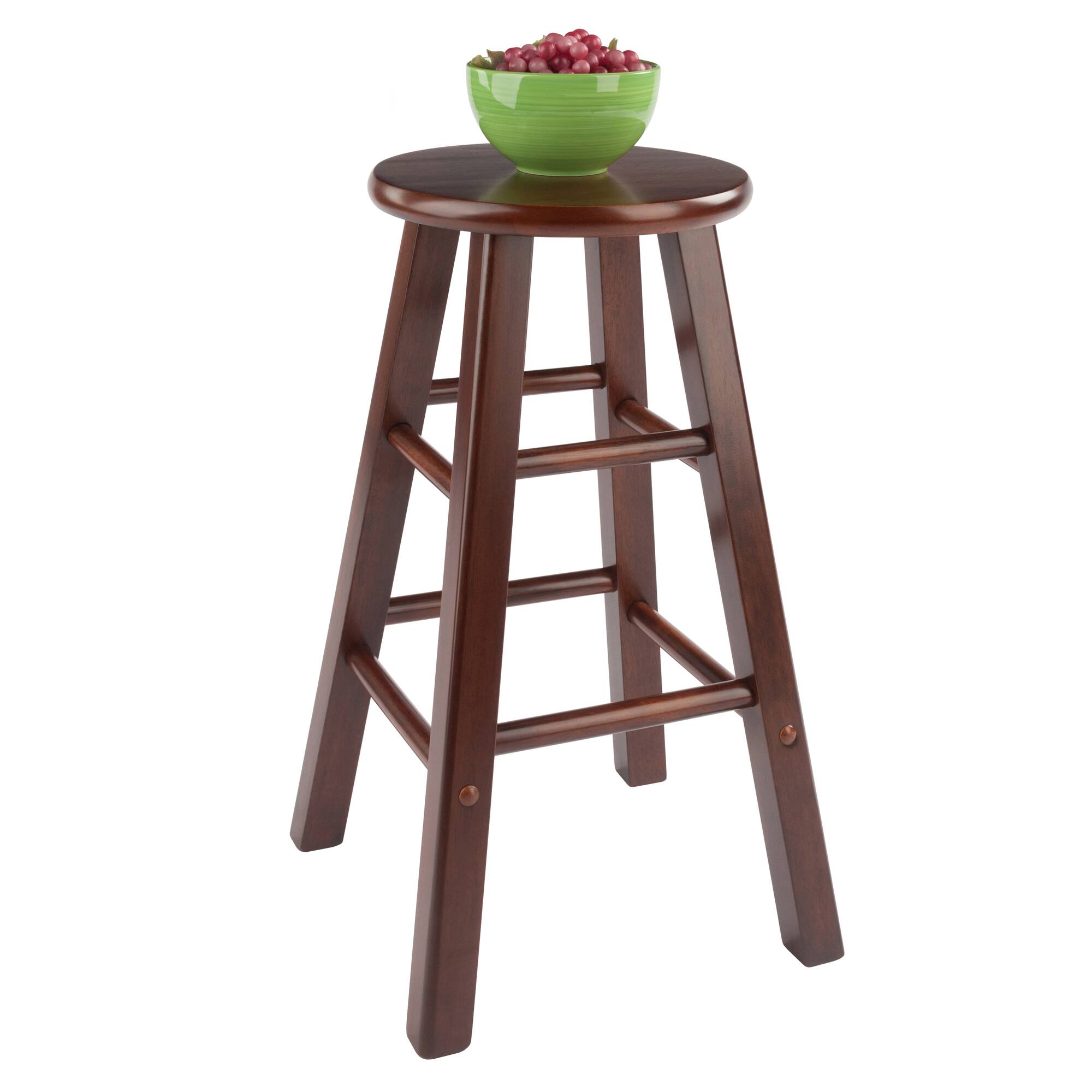 Alt View 6. Winsome Wood - Element 2-Pc Counter Stool Set - Walnut.