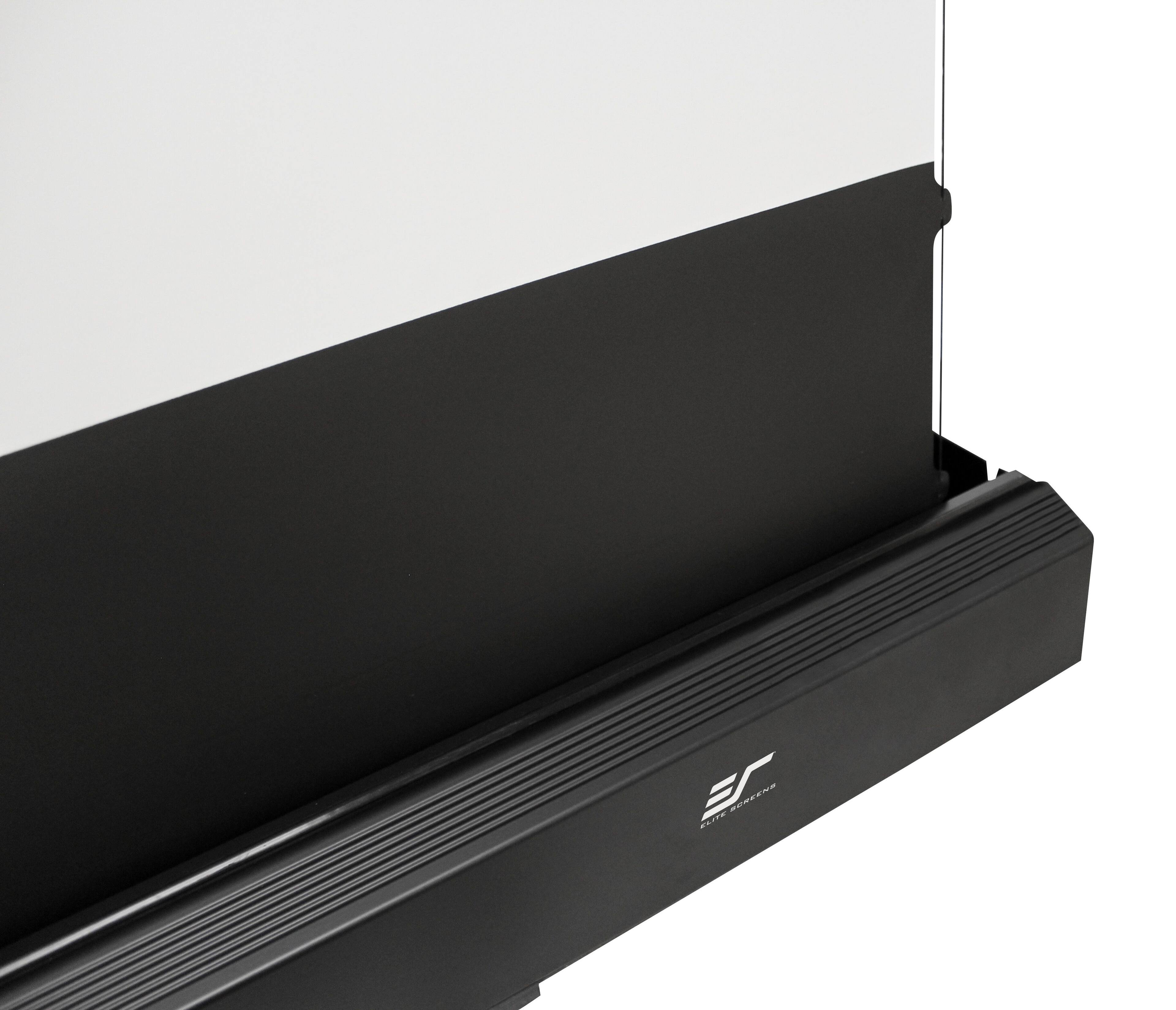 Alt View 5. Elite Screens - Kestrel Tab-Tension3,122"Diag,16:9,Electric Floor-Rising MatteWhite UST/Std Throw 4K Screen, Programmable Rise FTE122H3 - Black.